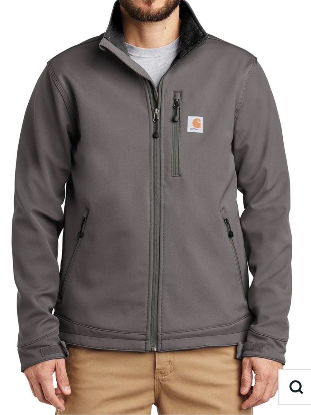 CROWLEY SOFT SHELL JACKET - CHARCOAL